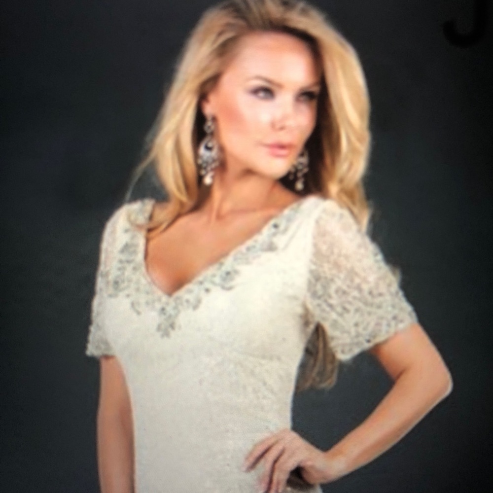 NEW! MOTHER OF THE BRIDE JOVANI SEQUIN GOWN #1219